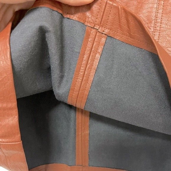 Stella Luce Faux Leather Mini Skirt - Picture 6 of 8